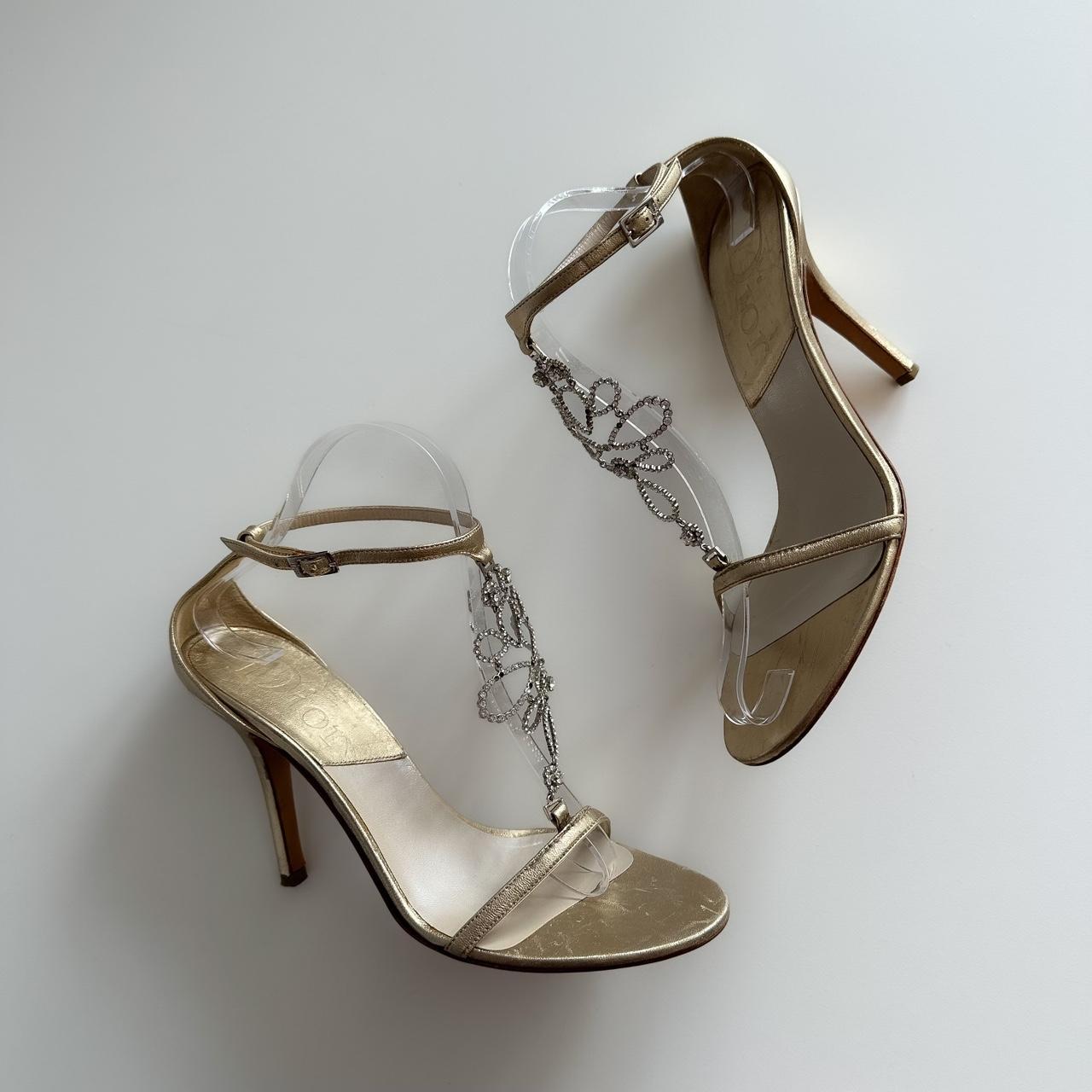 Dior Heels with Rhinestones
