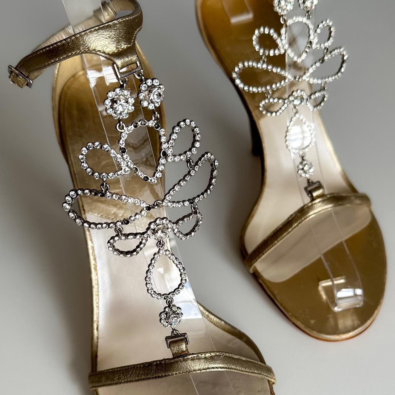 Dior Heels with Rhinestones