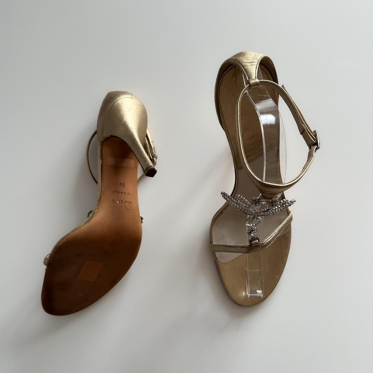Dior Heels with Rhinestones