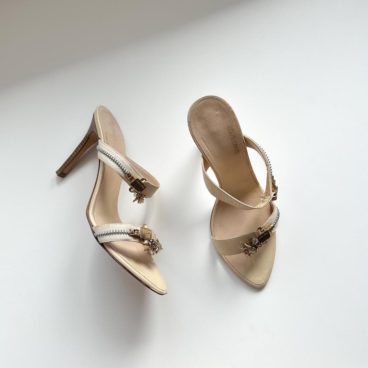 Roberto Cavalli Beige Heels