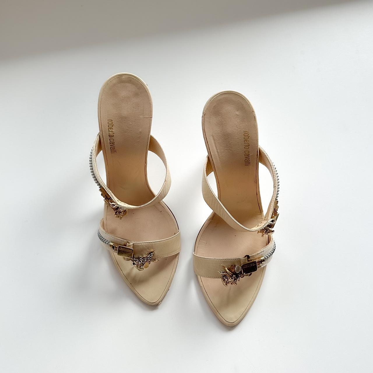 Roberto Cavalli Beige Heels