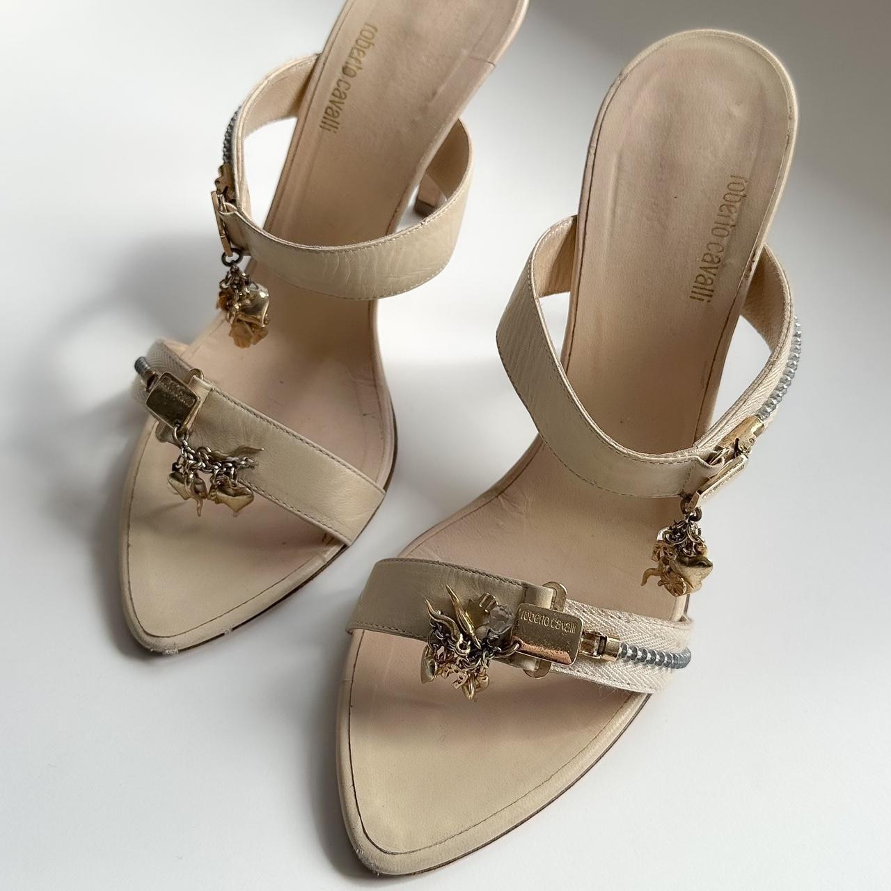 Roberto Cavalli Beige Heels
