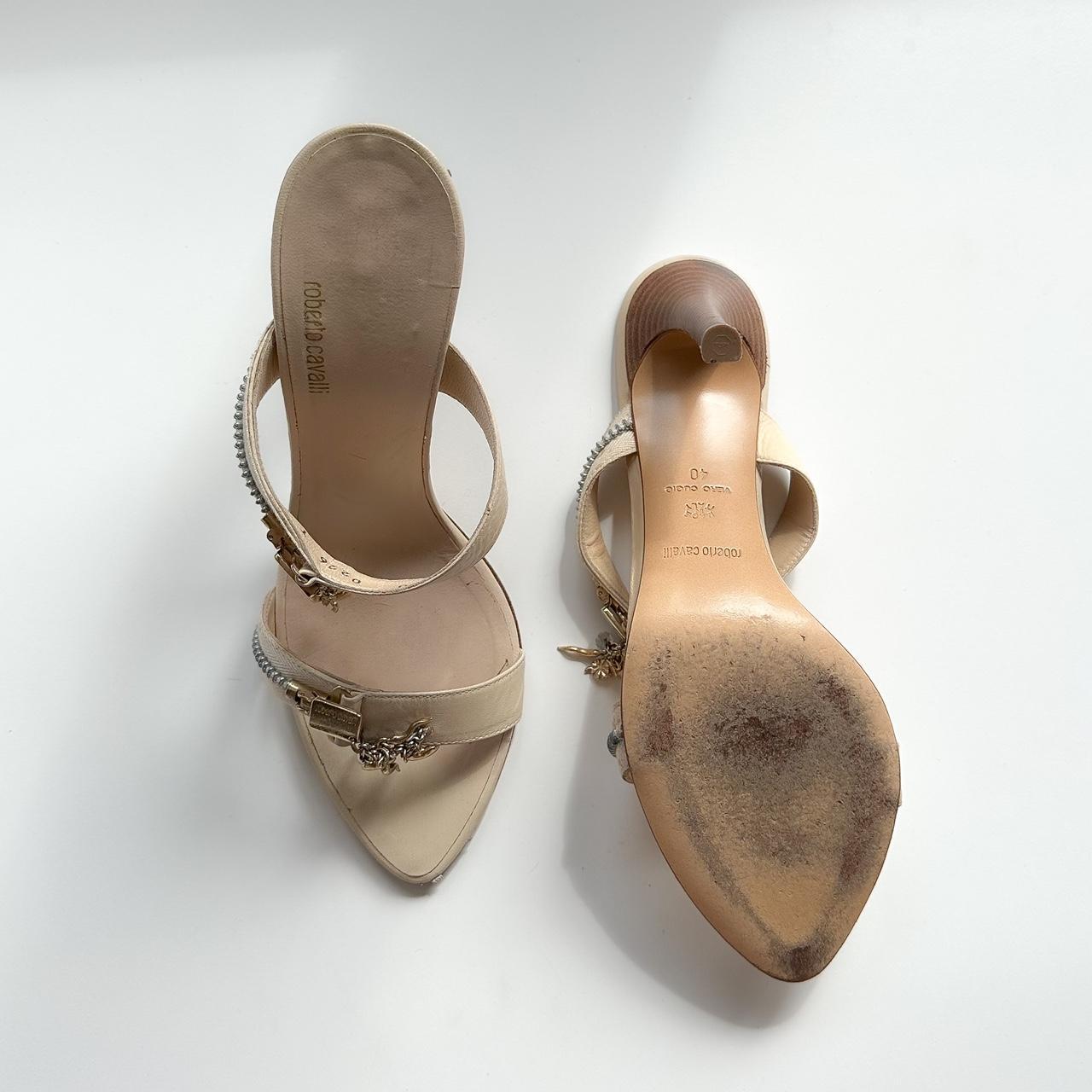 Roberto Cavalli Beige Heels