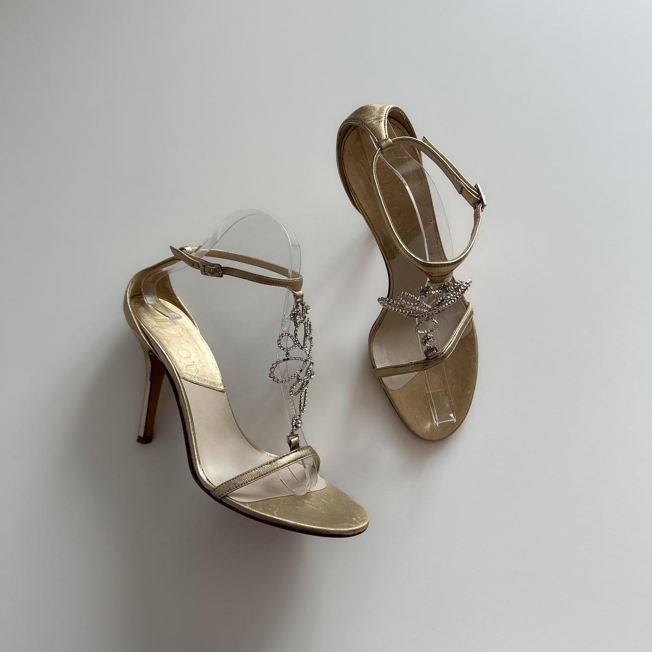 Dior Heels with Rhinestones