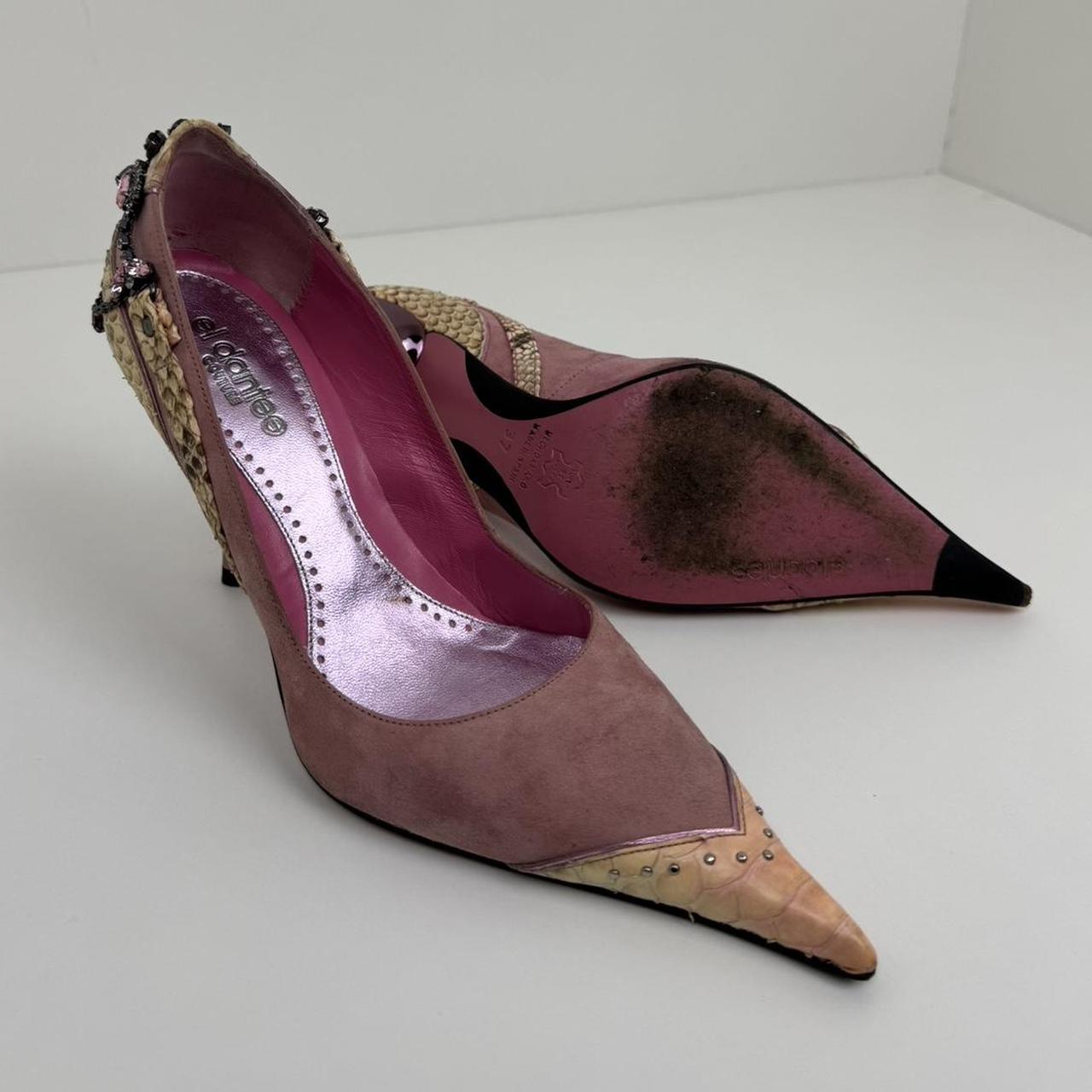 El Dantes Pink Pointed Heels