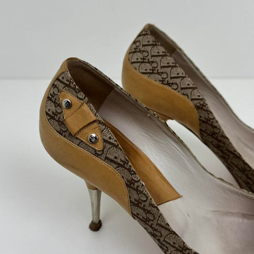Dior Heels with Logo Embroidery