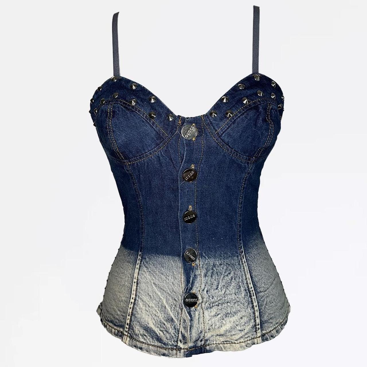 Gucci Corset Jeans Top