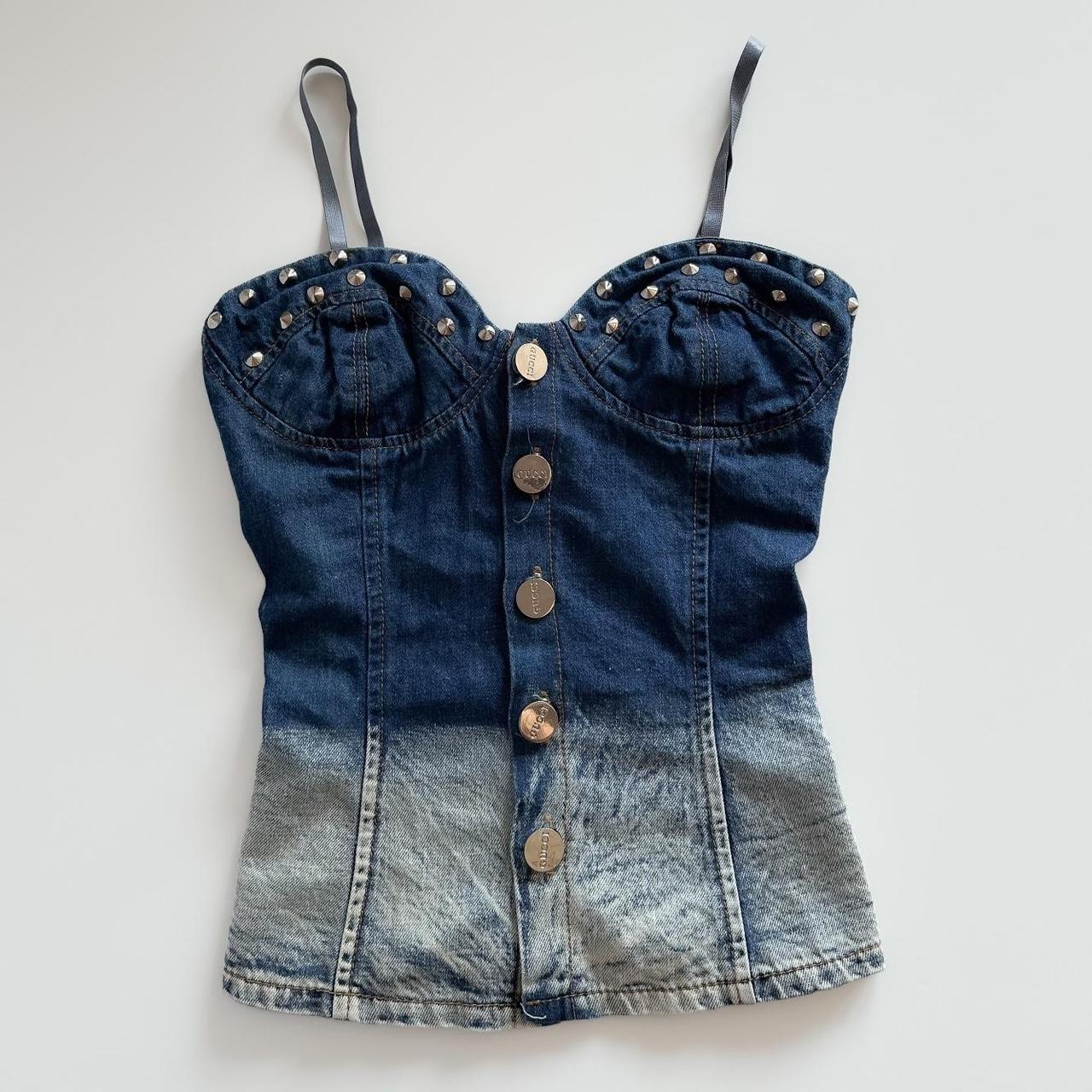 Gucci Corset Jeans Top