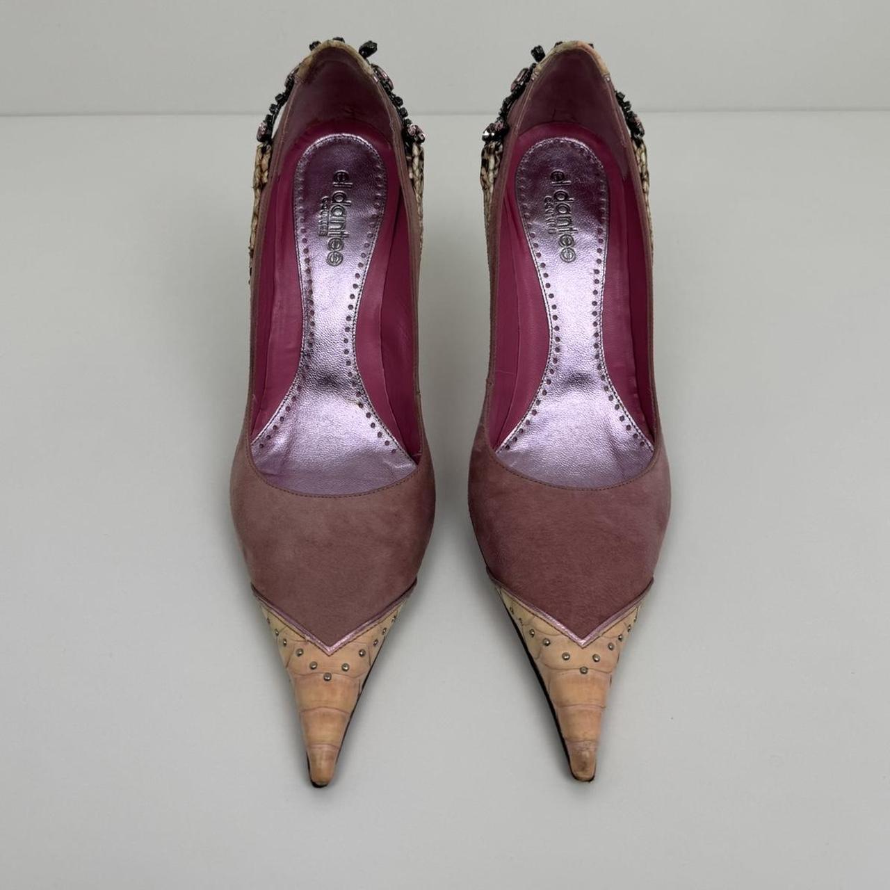 El Dantes Pink Pointed Heels