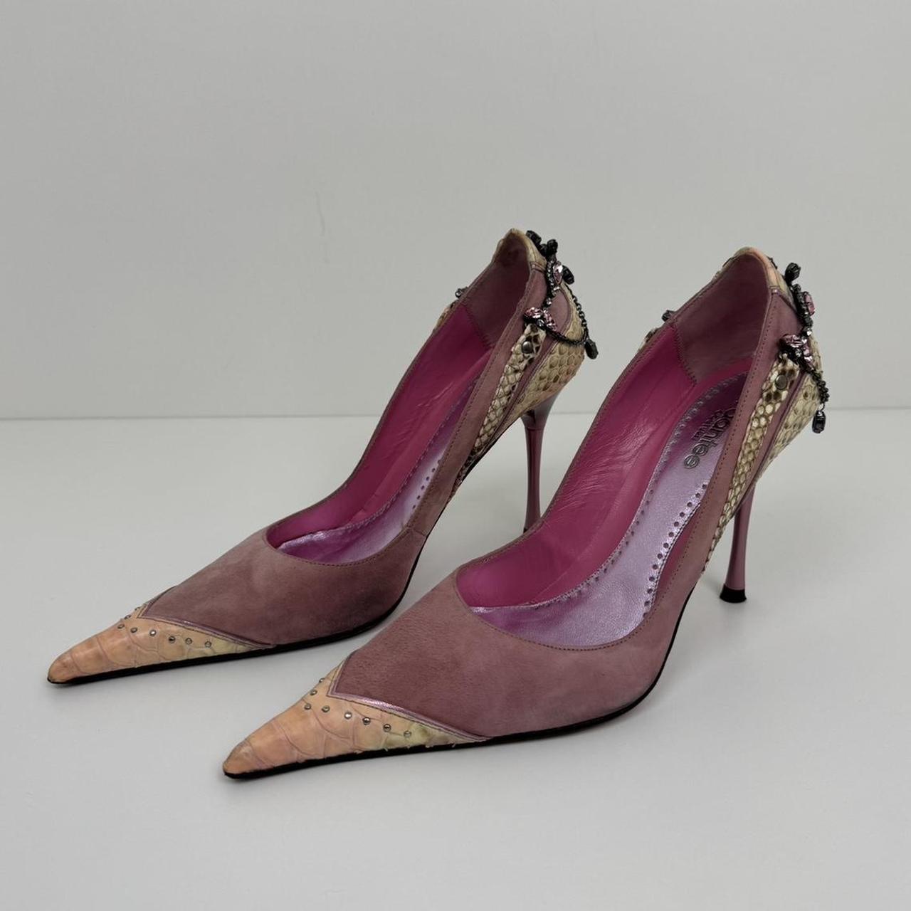 El Dantes Pink Pointed Heels
